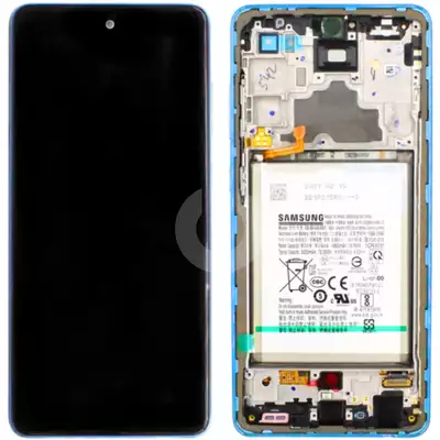 Wyświetlacz + bateria do Samsung Galaxy A72 SM-A725 - niebieski