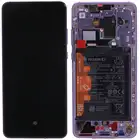 Wyświetlacz + bateria do Huawei Mate 30 - srebrny